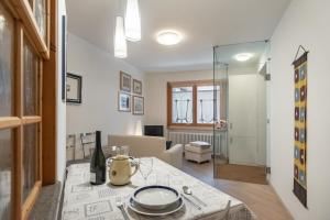 Posezení v ubytování DolomiApartments - Appartamento Orso Bruno
