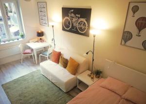 Posteľ alebo postele v izbe v ubytovaní Lovag Design Apartment