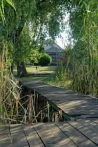 Vonkajšia záhrada v ubytovaní Kis Tisza fishing guest house