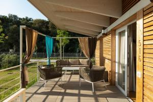 Балкон или терраса в Lino delle Fate Eco Resort