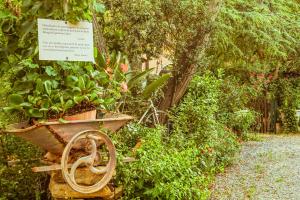 A garden outside AFFITTACAMERE SA BRATZA VACANZE