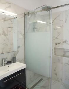 A bathroom at See the Sea 3