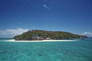 una isla en medio del océano en Bluewater Sumilon Island Resort en Sumilon Island