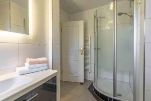 Ένα μπάνιο στο Feriewohnung Kaminstuv +8 φωτογραφίες