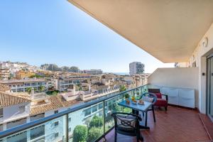 Balkon lub taras w obiekcie 797 HOLIDAY RENTALS - ARCOSUR1- Moderno apartamento con terraza y vistas