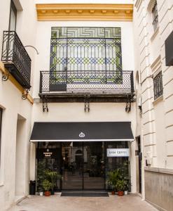 The building in which a vendégházakat is located