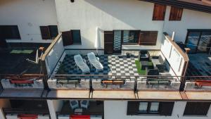 Balkón nebo terasa v ubytování Appartamento panoramico