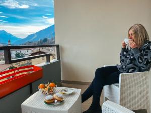 Nespecifikovaný výhled na hory nebo výhled na hory při pohledu z apartmánu