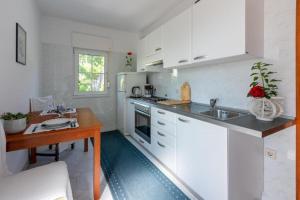 Kuchyň nebo kuchyňský kout v ubytování Apartments Vila Antula