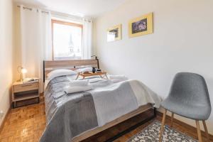 Posteľ alebo postele v izbe v ubytovaní Apartament Cztery Tulipany Zakopane