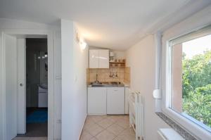 Kuchyň nebo kuchyňský kout v ubytování Apartments Ivan Marina