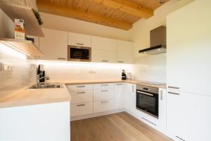 Η κουζίνα ή μικρή κουζίνα στο Apartmány Na šumavské louce