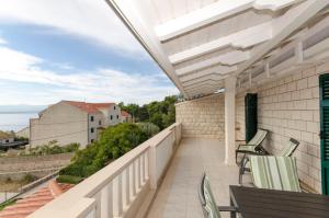 Balkón alebo terasa v ubytovaní Apartments Klisovic