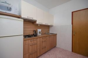 Kuchyň nebo kuchyňský kout v ubytování Apartments Jasna