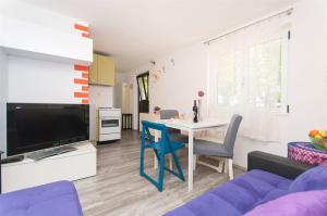 TV a/nebo společenská místnost v ubytování Apartments Zorica