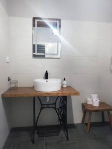 Koupelna v ubytování La Casa de Pino