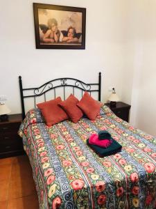 Postel nebo postele na pokoji v ubytování Vivienda Rural Casablanca - Wifi
