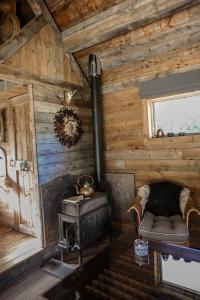 Cabane de l'R-mitage的休息区