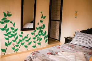 Postel nebo postele na pokoji v ubytování Casa Pacha