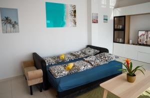 Posezení v ubytování Sunshine Apartman with Free Parking