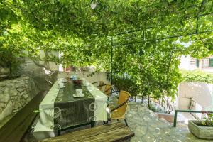 Zahrada ubytování Apartments Mira