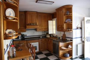 Kuchyň nebo kuchyňský kout v ubytování Villa Rural Paquete