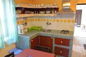 Kuchyň nebo kuchyňský kout v ubytování Apartments Nevenka