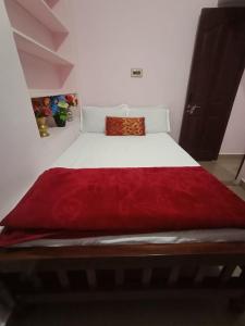 Postel nebo postele na pokoji v ubytování Nakshatra Homestay
