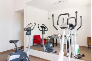 Fitness centrum a/nebo fitness zařízení v ubytování Villa Green Oasis