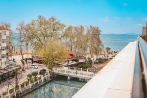 a view of a river from a bridge at Mirart Hotel Boutique & SPA Yalova in Yalova