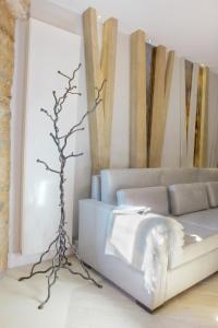 Postel nebo postele na pokoji v ubytování Hotel Las Treixas