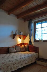 Postel nebo postele na pokoji v ubytování Chata 118 pri Liptovskej Mare a Tatralandii