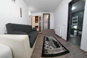 Posezení v ubytování Casa de pe Deal