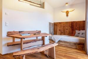 A seating area at Aschnerhof Holzherz