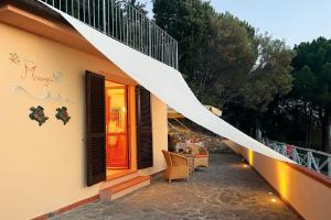 Balkón nebo terasa v ubytování Casa Maja i Colombi - Goelba