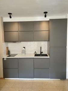 A kitchen or kitchenette at Brisa al Mar Cap Salou
