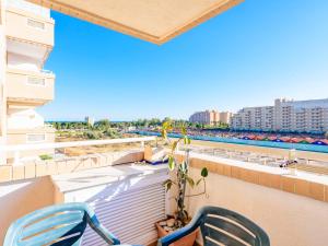 A balcony or terrace at Apartment Jardin by Interhome