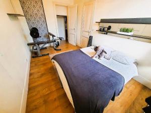 Posteľ alebo postele v izbe v ubytovaní Le Fontenelle Appartement hyper centre par beds76