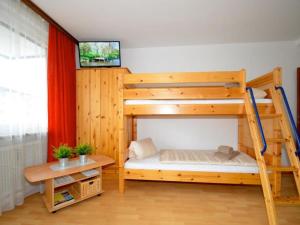 Posteľ alebo postele v izbe v ubytovaní Studio Leif by Interhome