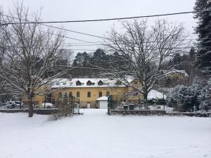Manor House on the Danube Bend v zimě