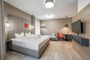 Postel nebo postele na pokoji v ubytování Appartements Perberschlager
