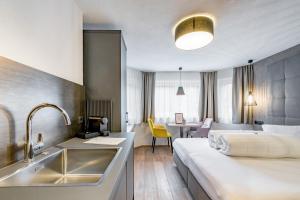 Postel nebo postele na pokoji v ubytování Appartements Perberschlager