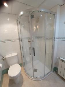 Bathroom sa apartamentos en Castellote el batan