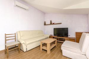 Televízia a/alebo spoločenská miestnosť v ubytovaní Apartment Ivo