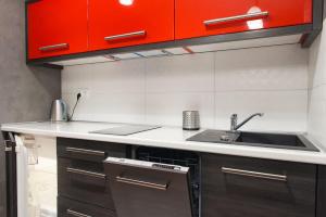 Küche/Küchenzeile in der Unterkunft Apartament Mysia