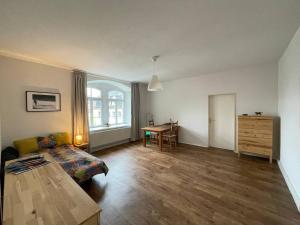 Posezení v ubytování Bergblick Apartment Sächsische Schweiz
