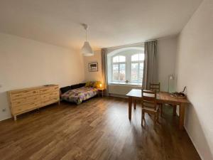 Posezení v ubytování Bergblick Apartment Sächsische Schweiz