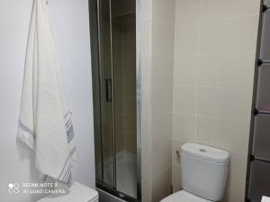 Koupelna v ubytování Apartamento playa