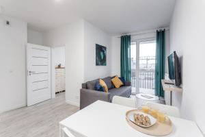 Część wypoczynkowa w obiekcie Chill Apartments Airport Ursynów