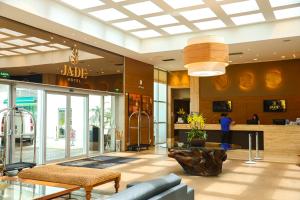 O saguão ou recepção de Jade Hotel Brasília